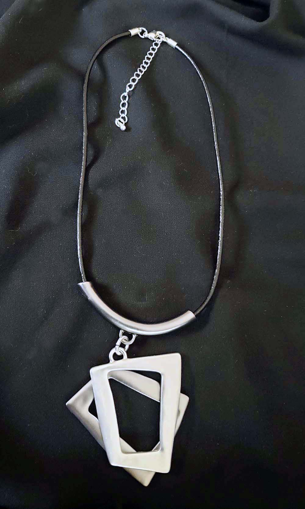 Asymmetrical Rectangles Necklace