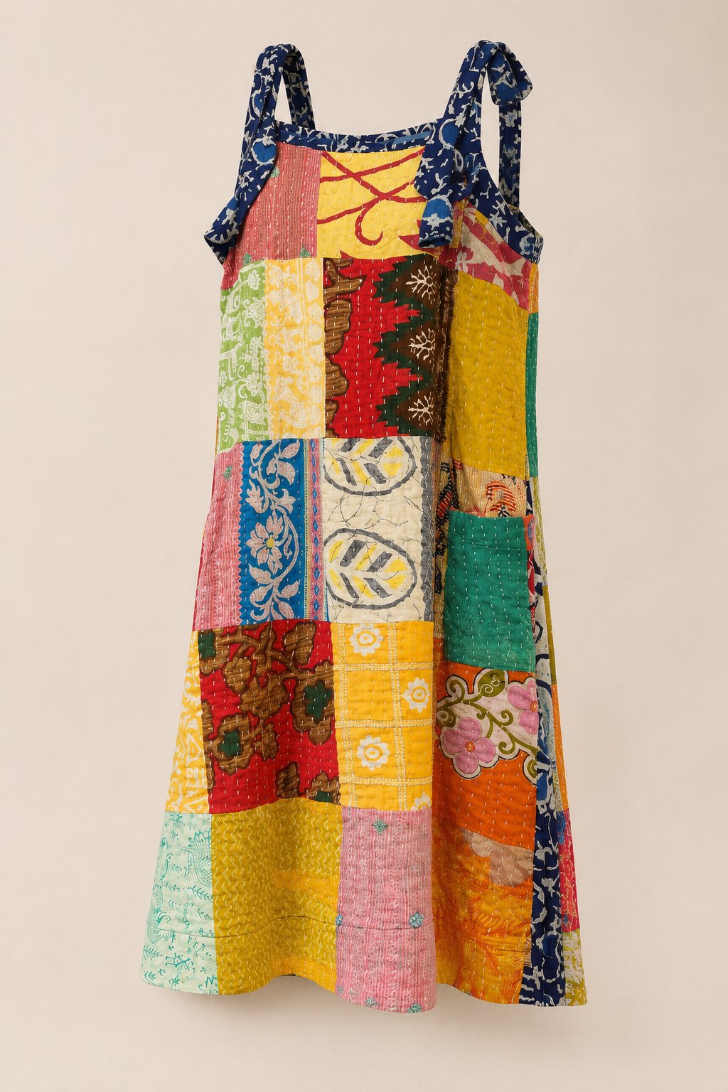Kantha Cotton Sundress