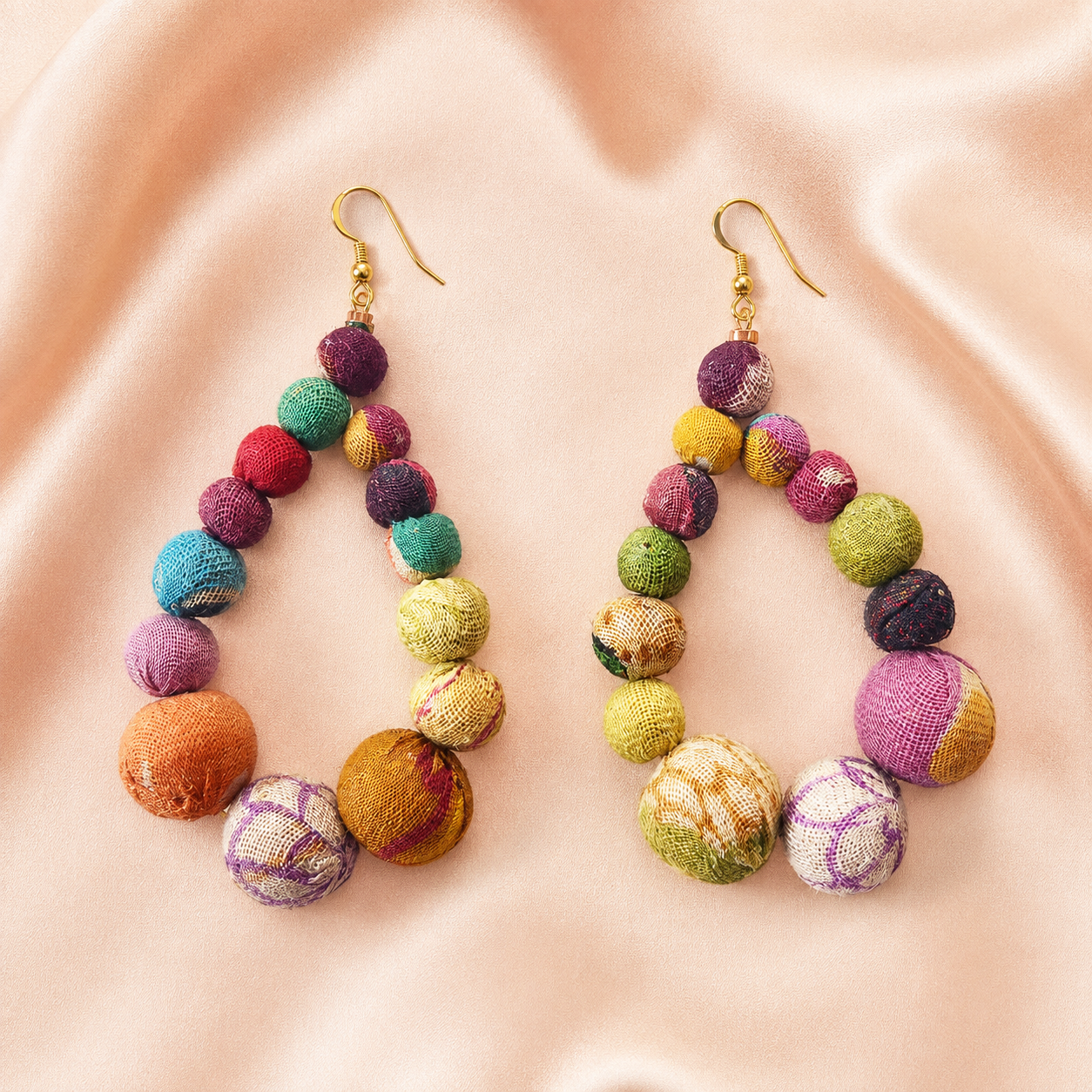 Kantha Graduated Teardrops
