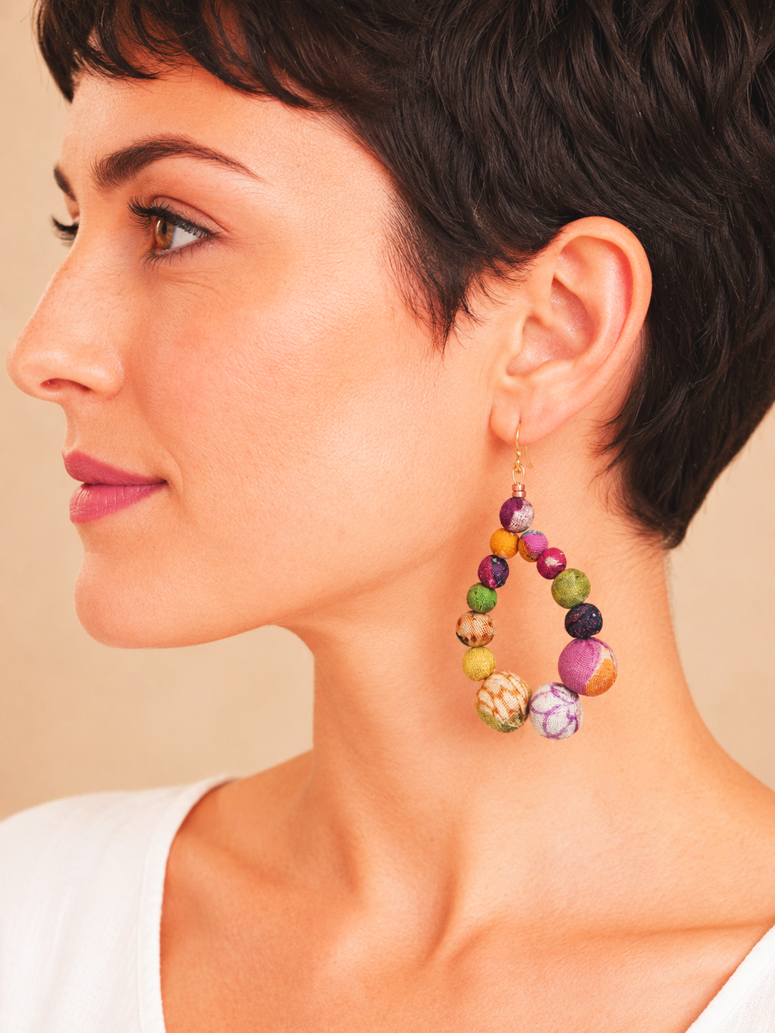 Kantha Graduated Teardrops