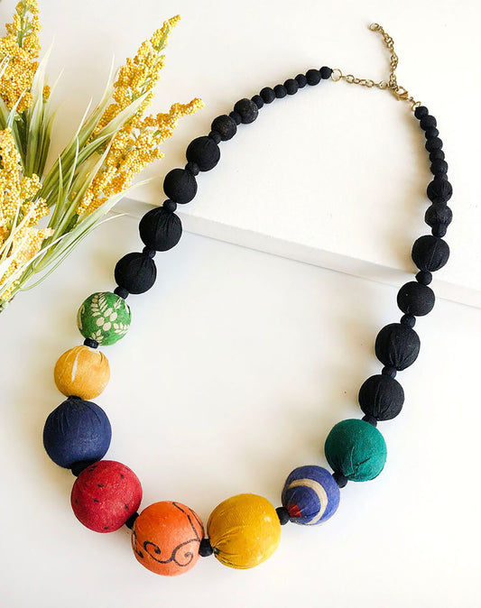 Kantha Galaxy Graduated Necklace