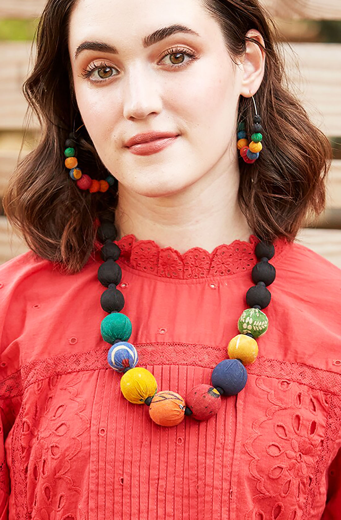 Kantha Galaxy Graduated Necklace