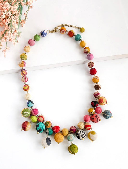 Kantha Bloom Necklace