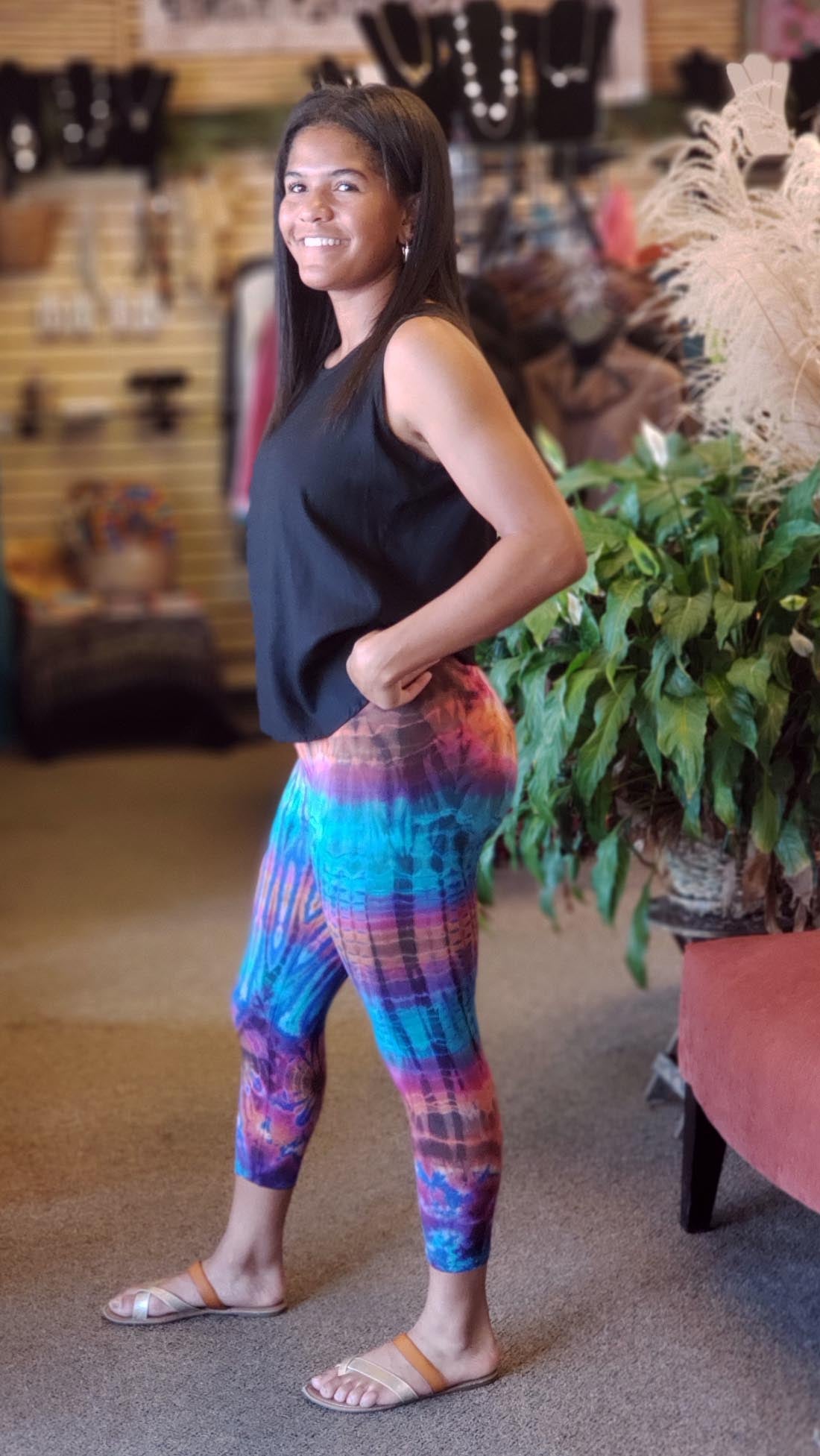 Crop Tie Dye Leggings