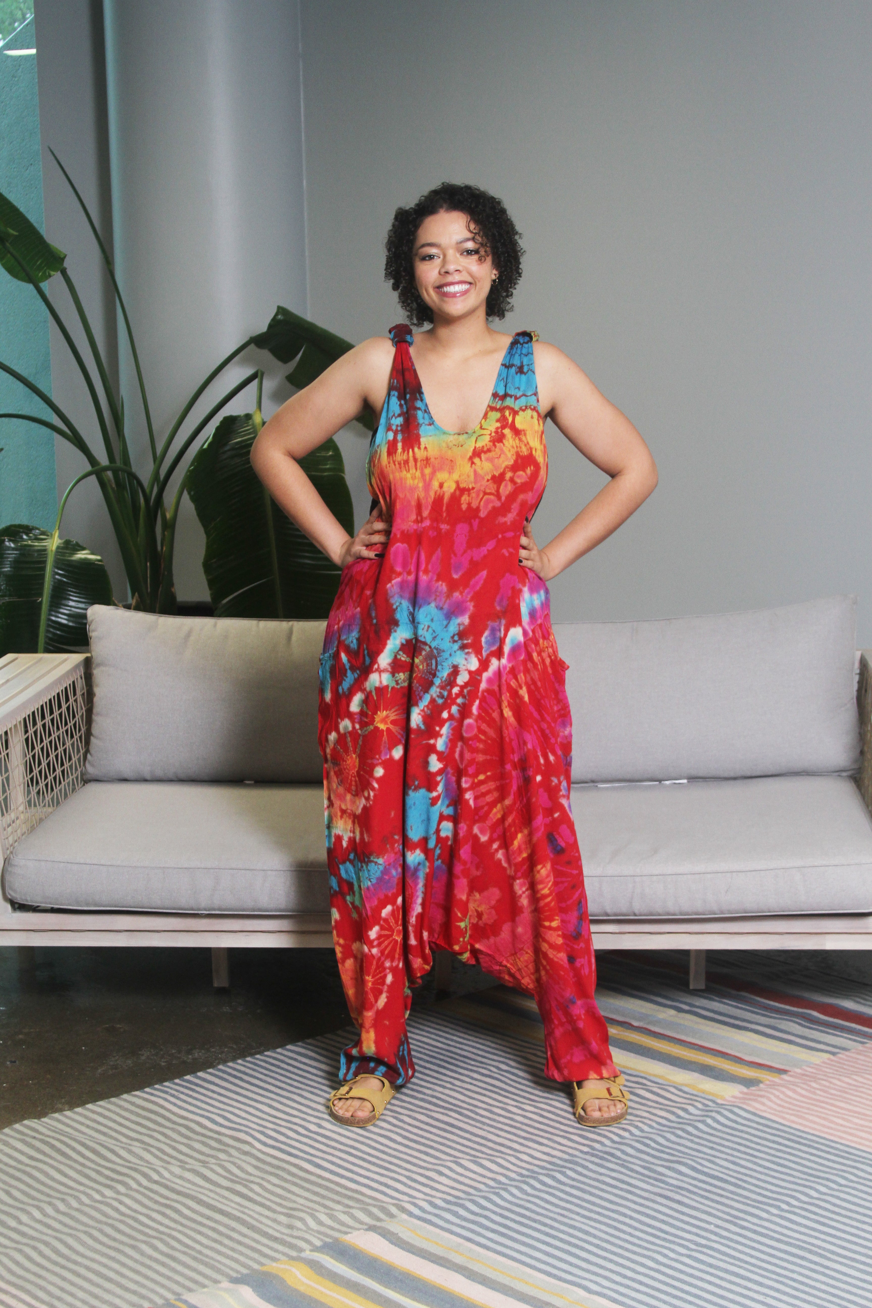 Tie Dye Jumpsuit Scrunchy – Zumi